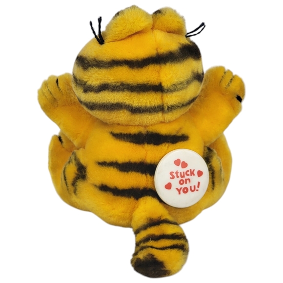 Garfield "Stuck on You" Window Cling 7.5" Plush - Dakin 1981 - Picture 3 of 5